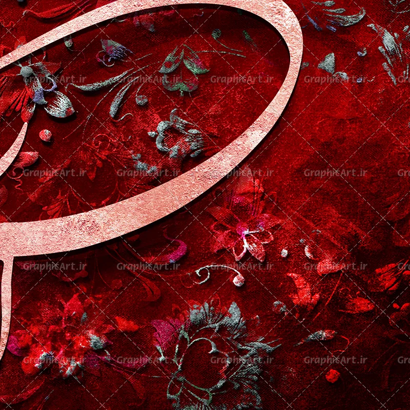 تابلو دکوراتیو قرمز