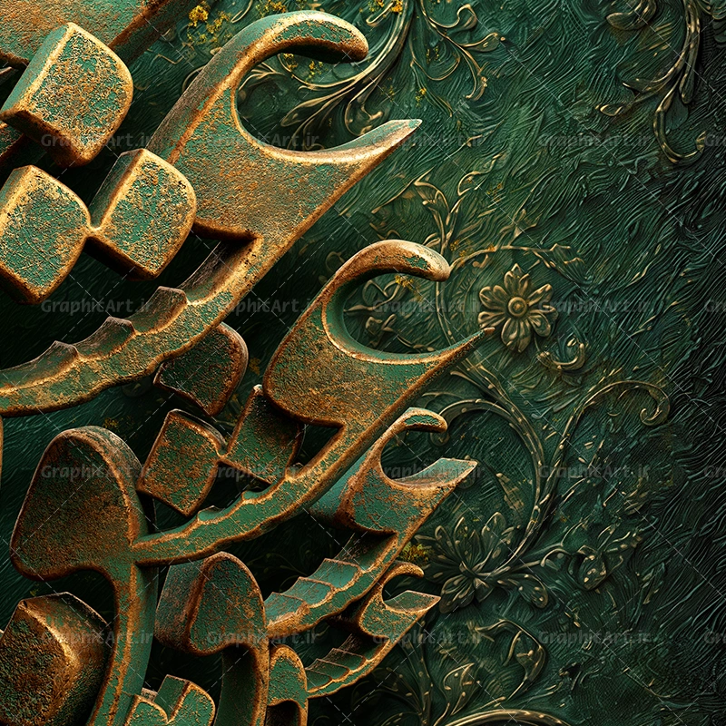 تابلو کالیگرافی سه بعدی